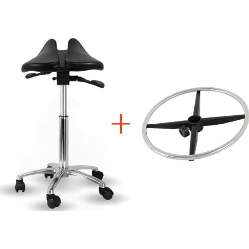 Ergonomic Swing Saddle Seat Multi function Back Posture Stool with Tilting Seat Saddle Chair For Dental Office sillas modernas