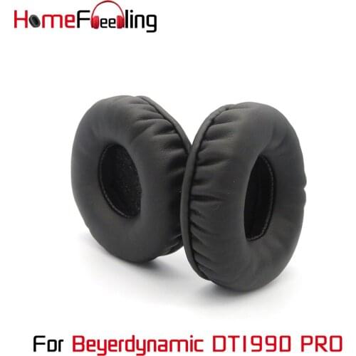 Homefeeling Ear Pads for Beyerdynamic DT1990 PRO Headphones Thicken Velour Ear Cushions Sheepskin Leather Earpads Replacement