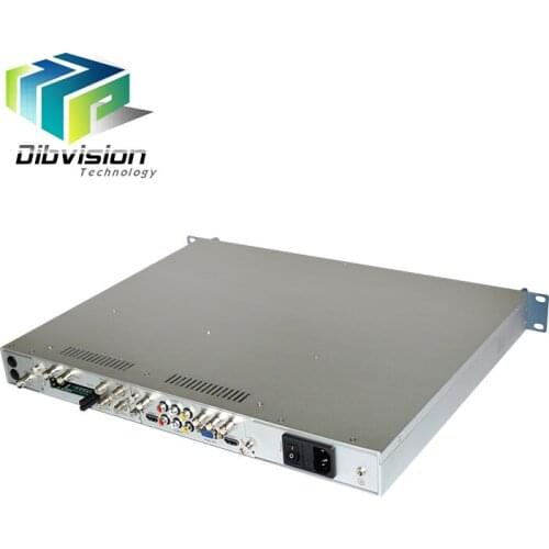 Cable TV broadcasting 2*DVB-S/S2 tuner in 4K HEVC SD/HD TS Processor digital tv broadcast ird with 2 CI slot