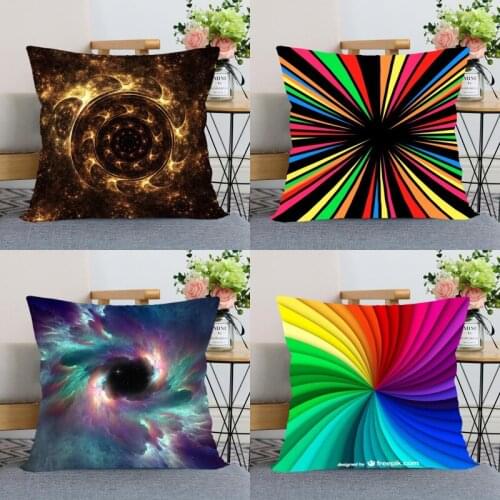 Nice Vortex Pillowcase Wedding Decorative Pillow Cover New Arrival Custom Gift (One Sides) Printed Pillow Cases 0511
