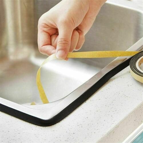 Kitchen Stickers Cooktop Gap Adhesive Tape Door Window Seal Waterproof Black For Gap Sealing Adhesive Tape Kitchen Accessories