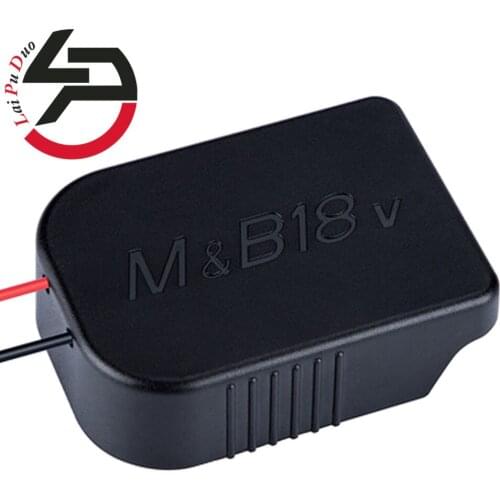 M&B18V Power Connector For Bosch For Makita 18V Lithium Battery BL1830 BL1840 Power Tool DIY Adapter