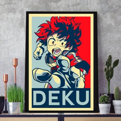 Wall Art Modular My Hero Academy Canvas Home Decoration Japanese Anime Role Pictures HD Printed Paintings Living Room Framedwork