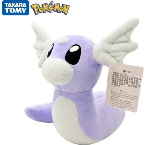 Genuine 22cm Pokémon Dratini Plush Toy Cute Cartoon Pikachu Charizard Plush Doll Big Doll Pillow Ragdoll Children’s Birthday Gif