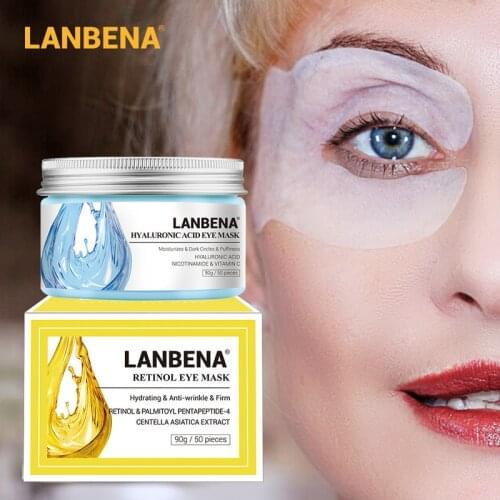 Eye Patches Retinol Hyaluronic VC Golden Osmanthus Acid Moisturizing Serum Anti-Aging/Puffiness Dark Circle Eyes Skin Care