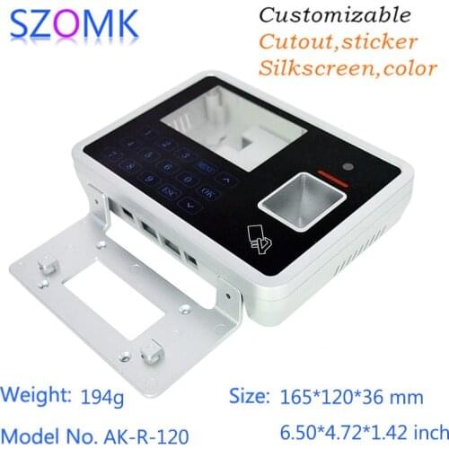 Szomk plastic enclosure sensor box electrical junction housing (4 pcs) 165*120*36mm abs plastic case for pcb outlet boxes