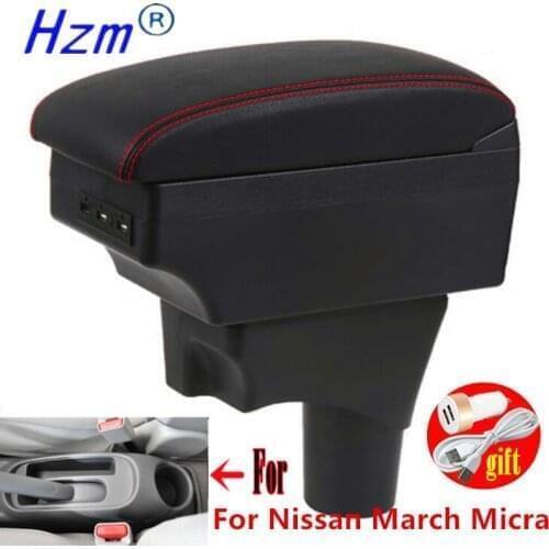 Car Armrest For Nissan March Micra K13 Armrest For Nissan Sunny Storage Box Center Console Arm 2011 2012 2013 2014 2015 2016