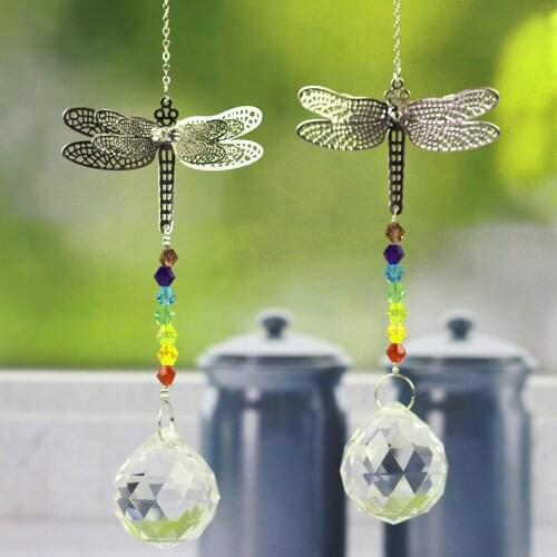 Hot Suncatcher life tree window garden outdoor sun catcher crystal prisms shiny reflect window crystal hanging decoration home