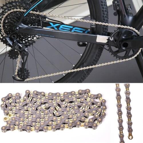 Bicycle Chain 8/9/10/11/12 Speed Semi-hollow Bicycle Chain for Mountain Bike Cycling Parts
