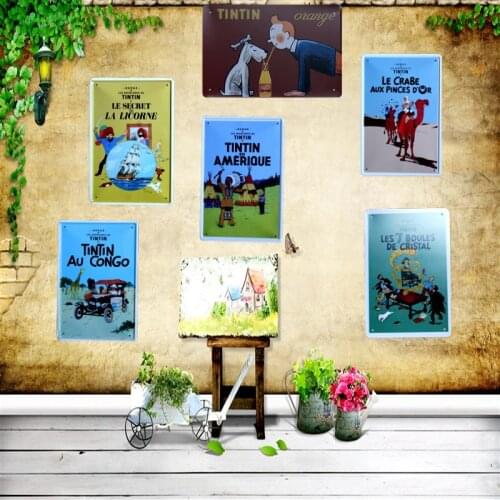 Cartoon Movie Tin Sign Metal Plate Iron Painting Kids Room Wall Bar Ktv Coffee Home Art Decor 30X20CM A-5039