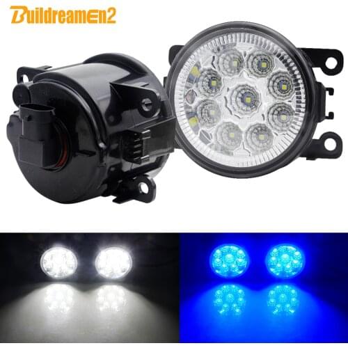 2 X Car Fog Light Assembly LED DRL Daytime Running Lamp H11 12V For Peugeot 3008 4007 5008 2008 4008 207 307 301 308 407 408 607
