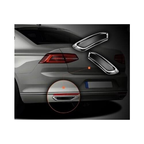 2 pcs Volkswagen Passat B8 (2015-2019) Chrome Exhaust Looking Diffuser Stainless Steel Blueoto Free Shipping
