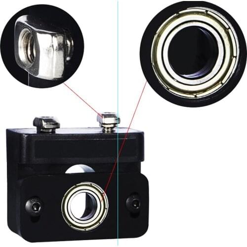 Anet Z axis Lead Screw Fixing Block Plastic Blocks 3D Printer Lead Screw fix mount For CR-10 Ender 3 Z-Rod Bearing Holder