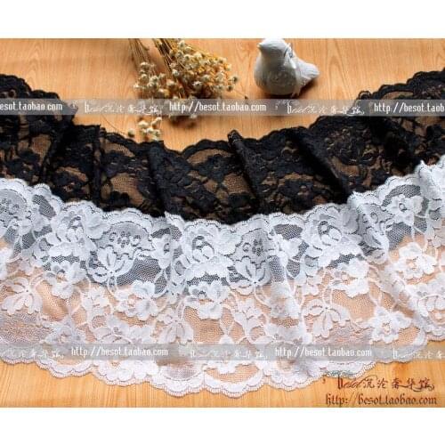 Free shipping Diy handmade clothes accessories bride wedding light wire elastic lace decoration