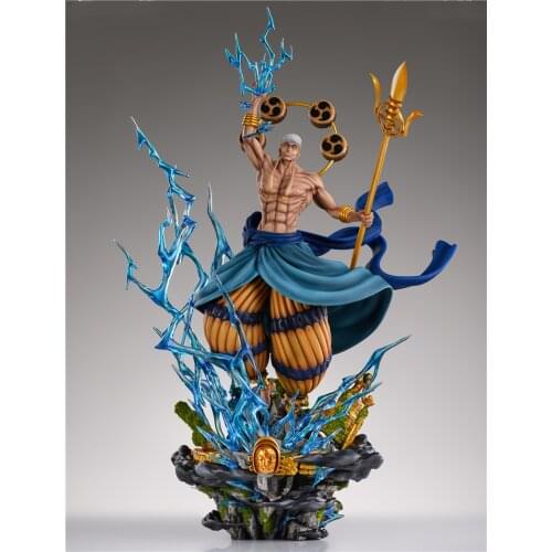 ONE PIECE Limit 1/6 GK Statue Thunder God Enel Customized Resin Statue Action Figure Collection Model Toys Y2040