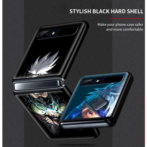 Smartphone Case For Samsung Galaxy Z Flip 5G Cover Cellphone Shell TPU Caso Mobilephone Fundas Anime KAKA Man With Mask