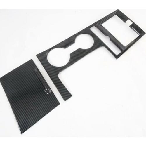 For KIA Optima K5 2020 2021 ABS Carbon Fiber Car Styling Gear Shift Panel Center Console Cover Trim Interior Accessories