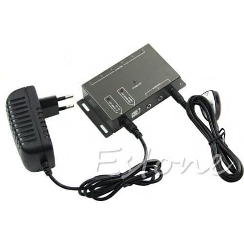 Infrared Remote Extender 8 Emitters 1 Receiver IR Repeater Hidden System Kit EU K92F