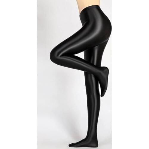 Pantyhose Shiny high waist Tights Sexy Stockings yoga pants training women sports leggings fitness