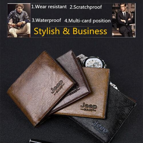 Limit 100 Men Wallet Purse Leather Thin Bifold Credit ID Card Holder Slim Wallet Billfold Purse Clutch