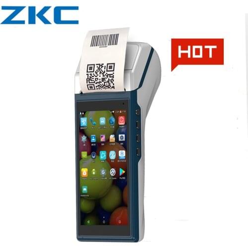 Mobile Handheld Pos Computer Android PDA With 5.5 inch Touch Barcode scanner Printer 3G Wifi Bluetooth NFC/RFID