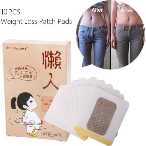 10pcs/Box Slimming Navel Sticker Weight Lose Products Slim Patch Burning Fat Patches Hot Body Shaping Slimming Stickers #278812