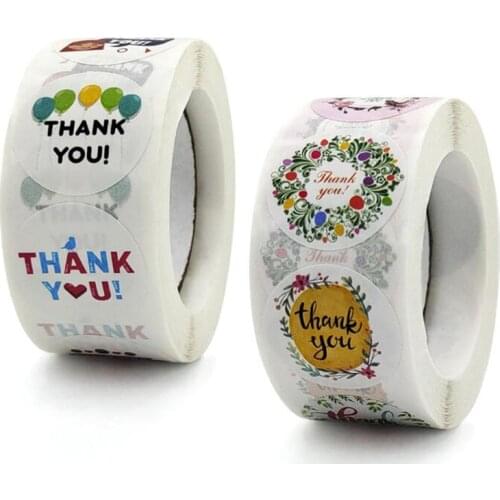 Flower Balloon Dress Up Adhesive Labels Thank You Stickers Seal Paper Scrapbook Stationery Supply for Kids 100PCS