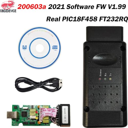 OPCOM V1.99 with PIC18F458 FTDI Scanner High Quality OBD2 Auto Diagnostic tool Adapter forOpel CAN BUS V1.99 OP-COM for Opel