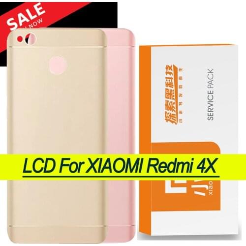 Original Xiaomi Redmi 4X Back Housing Battery Cover Rear Door Case For Xiaomi Redmi 4X Battery Cover Shell Replacement Parts