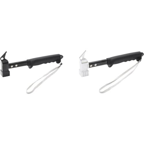 Portable Outdoor Camping Steel Hammer Tent Stake Nail Puller Multifunctional Tool Climbing Tool