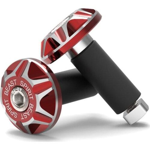 Spirit Beast Motorcycle Handlebar Ends Scooter Decorative Balance Weight Aluminum Alloy Motocross CNC Handle Bar End Grips Cap