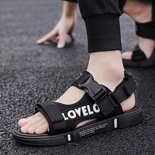 2021Outdoor Vacation Travel Beach Sandals Mens Anti-skid Breathable Casual Shoes Comfortable Light Anti-Slippery Summer Sandals