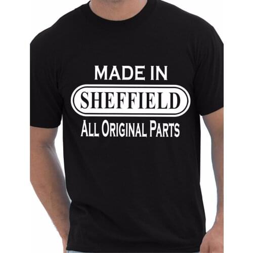 Made In Sheffield From Sheffield Gift Unisex T-Shirt More Size and Colors-A614
