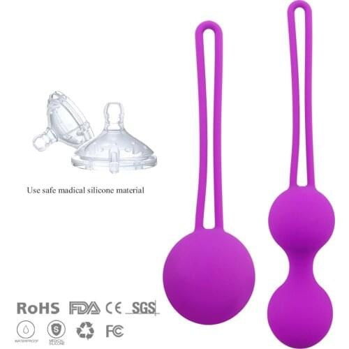 Vagina Ball Kegel Ball for Women Soft Washable Postpartum Pelvic Floor Repair Reusable Sex Toy Safe Silicone Tighten Exercise