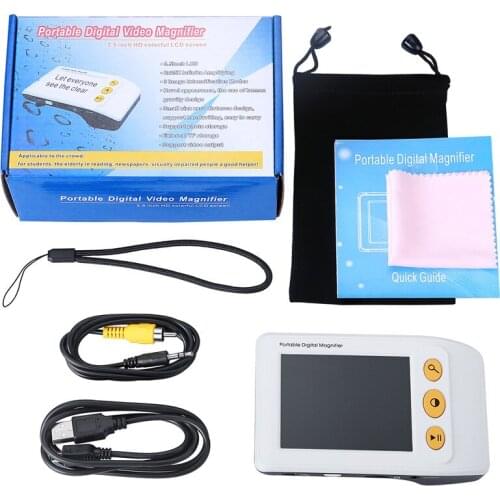 High Definition Magnifying Glass 3.5 Inch Hand Held Electronic Visual Aid Good Quality Magnifier Helping Tool