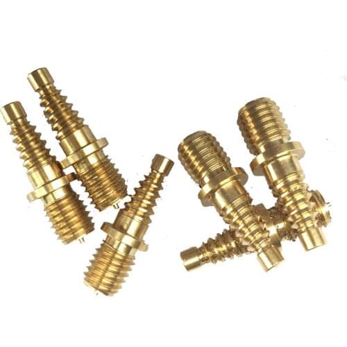 Xmlivet 10pcs/lot Snooker Cue Joint screw for Omin/Male Joint Screws for cue extensions Snooker accessories