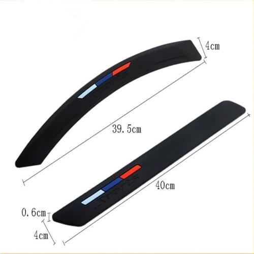 Car Wheel Eyebrow Protection Front Rear Body Bumper Protector Car Styling Accessories For Jaguar xf xe x-type xj s-type XFR XJR