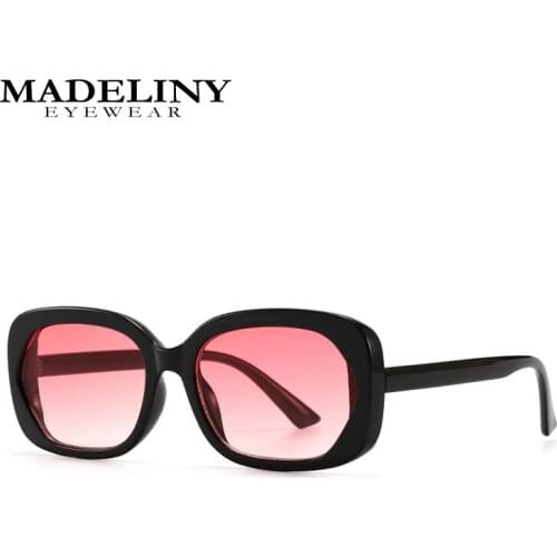 MADELINY Retro Rectangle Sunglasses Women Brand Designer Vintage Small Square Sun Glasses Ladies Eyewear Oculos MA499