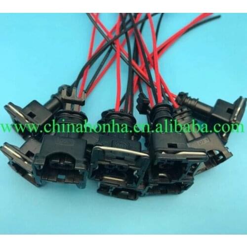 2/5/10/20/50/100 Pcs Car Auto Fuel Pump Plug Wire Harness Connector 2 Pin Fit For Webasto Eberspacher Heater Accessories