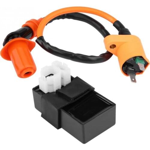 2Pcs Ignition Coil DC CDI Box Kit for Kymco SYM Vento Scooter GY6 Engine 125CC 150CC