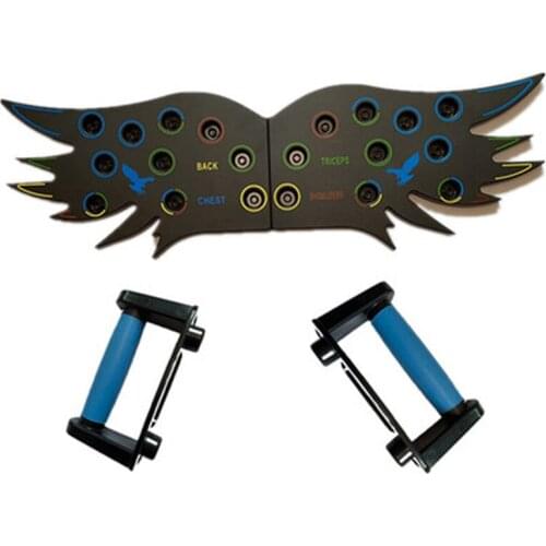 2021 Foldable Workout Portable 9 In 1 Push-Up Board Set, Fitness Muscle Exercise Arm Multi-Color distinguish Plate with Handles