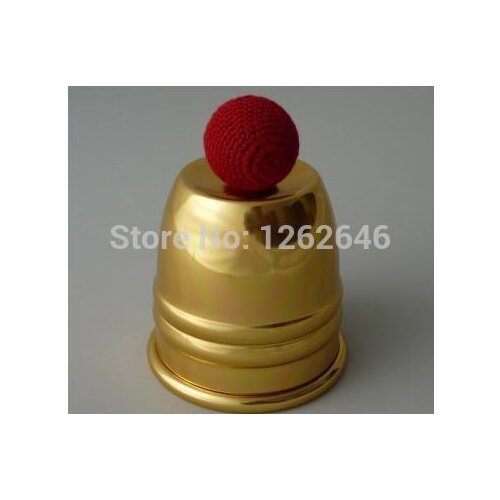 Free Shipping! Aluminum Chop Cup -1- Magic Trick, Fun Magic,Magic Accessories,Close-Up,Satge Magic Props,Gimmick,Illusions