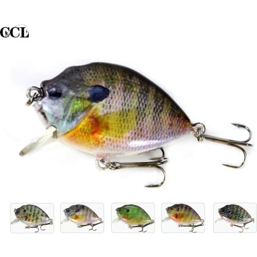 CCLTBA Panfish Bait Fishing Tackle 6cm 14.5g Sinking Rattle Crankbait Artificial Swimbait Lures