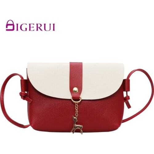 DIGERUI 2020 Fashion Mini Shoulder Bag Cross Section Color-matching Crossbody Bag Simple Cute Lady Small Bag