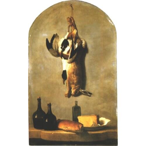 Oil Painting Reproduction,handmade oil painting,Still Life BY Jean-Baptiste Oudry,Classical Figure,Museum quaity