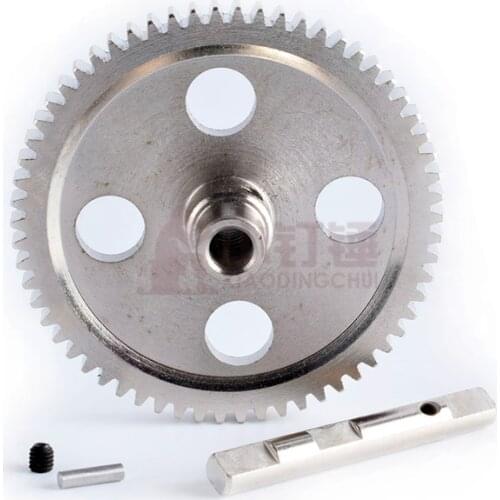 Metal Spur Diff Main Gear 62T Reduction Gear 0015 For WLtoys 12428 12423 1/12 RC Car Crawler Short Course Truck Upgrade Parts