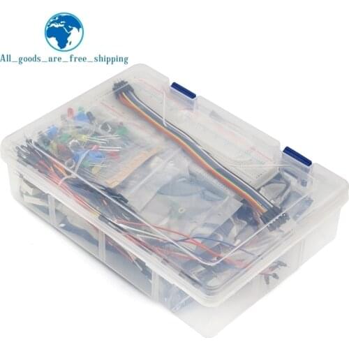 TZT Starter Kit for Arduino Uno R3 - Uno R3 Breadboard and holder Step Motor / Servo /1602 LCD / jumper Wire/ UNO R3