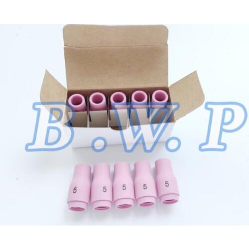 Pack of 10pcs Ceramic Nozzles 13N09(#5) Shield Alumina Cup Fit PTA DB WP A-125 9 20 25 TIG Torhes