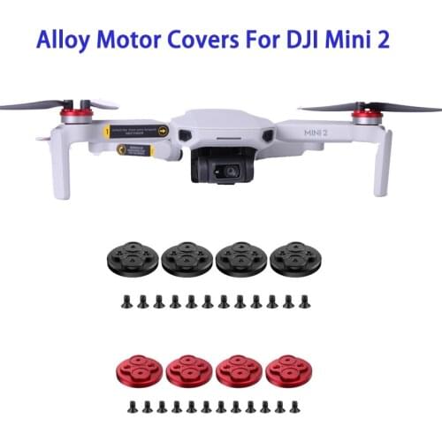 4pcs DJI Mini 2 Upgrade Motor Cover Cap Dust-proof Engine Protector Guard Aluminium Light Slip-over For Mavic Mini 2 Accessories
