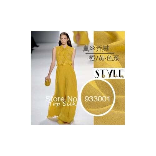 Wholesale Georgette 96 color pure silk material superacids silk fabric for dress